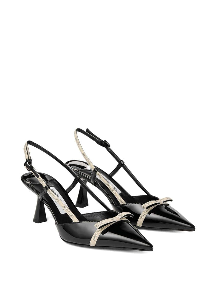 Medium Heel Jimmy Choo With Heel Black Brand
