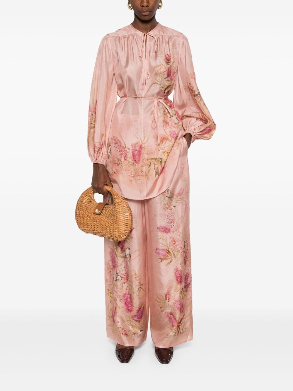 Trousers 0 Zimmermann Trousers Pink Brand