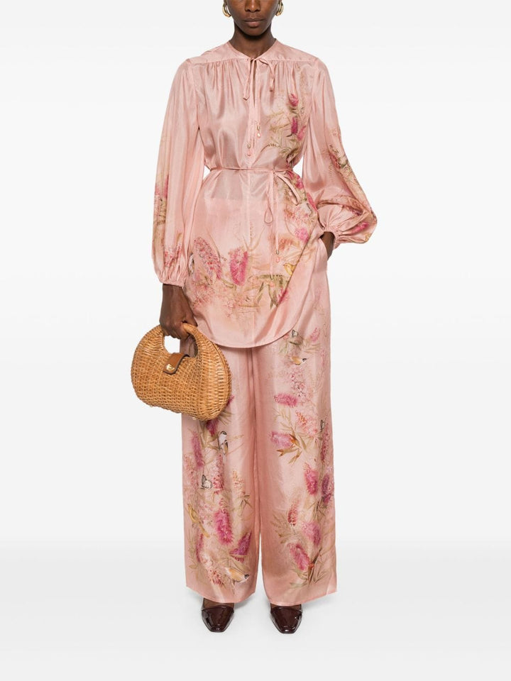 Trousers 0 Zimmermann Trousers Pink Brand