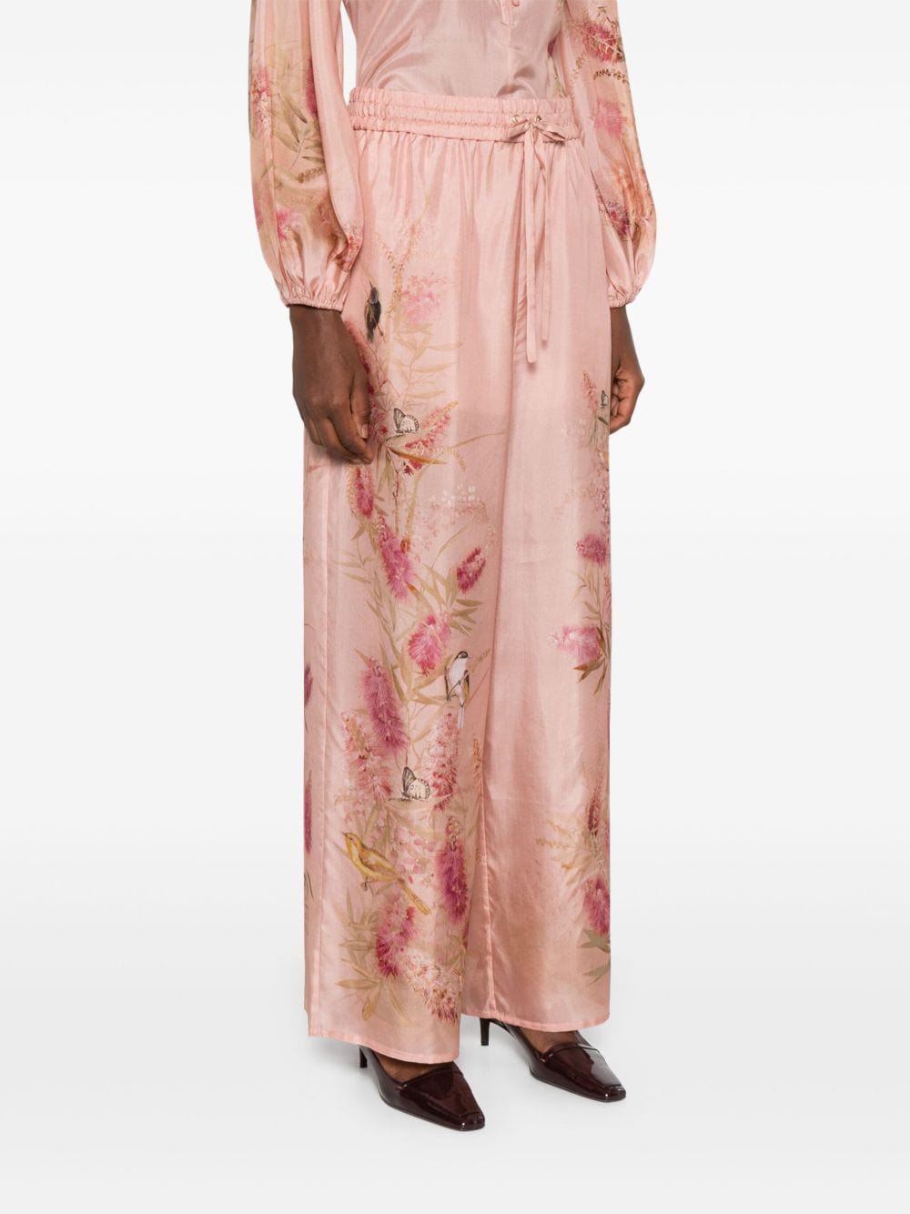 Trousers 0 Zimmermann Trousers Pink Brand