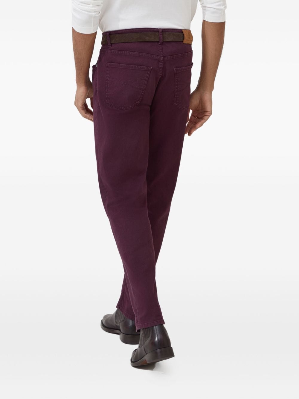 Trousers 48 Brunello Cucinelli Trousers Bordeaux Brand