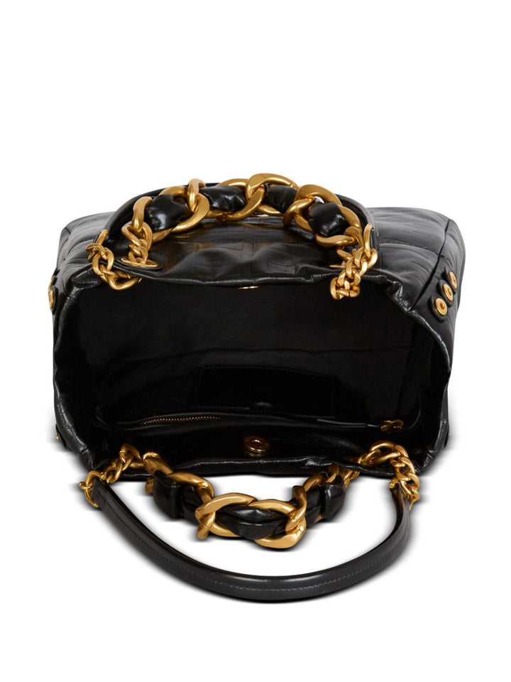 Balmain Shopper Bag Black