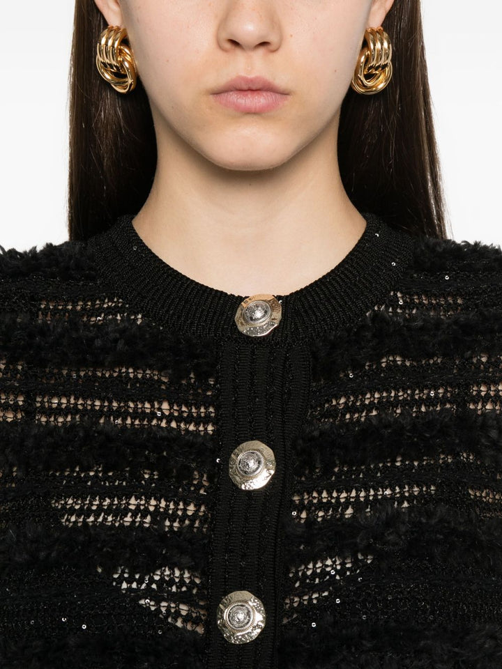 Balmain Sweaters Black