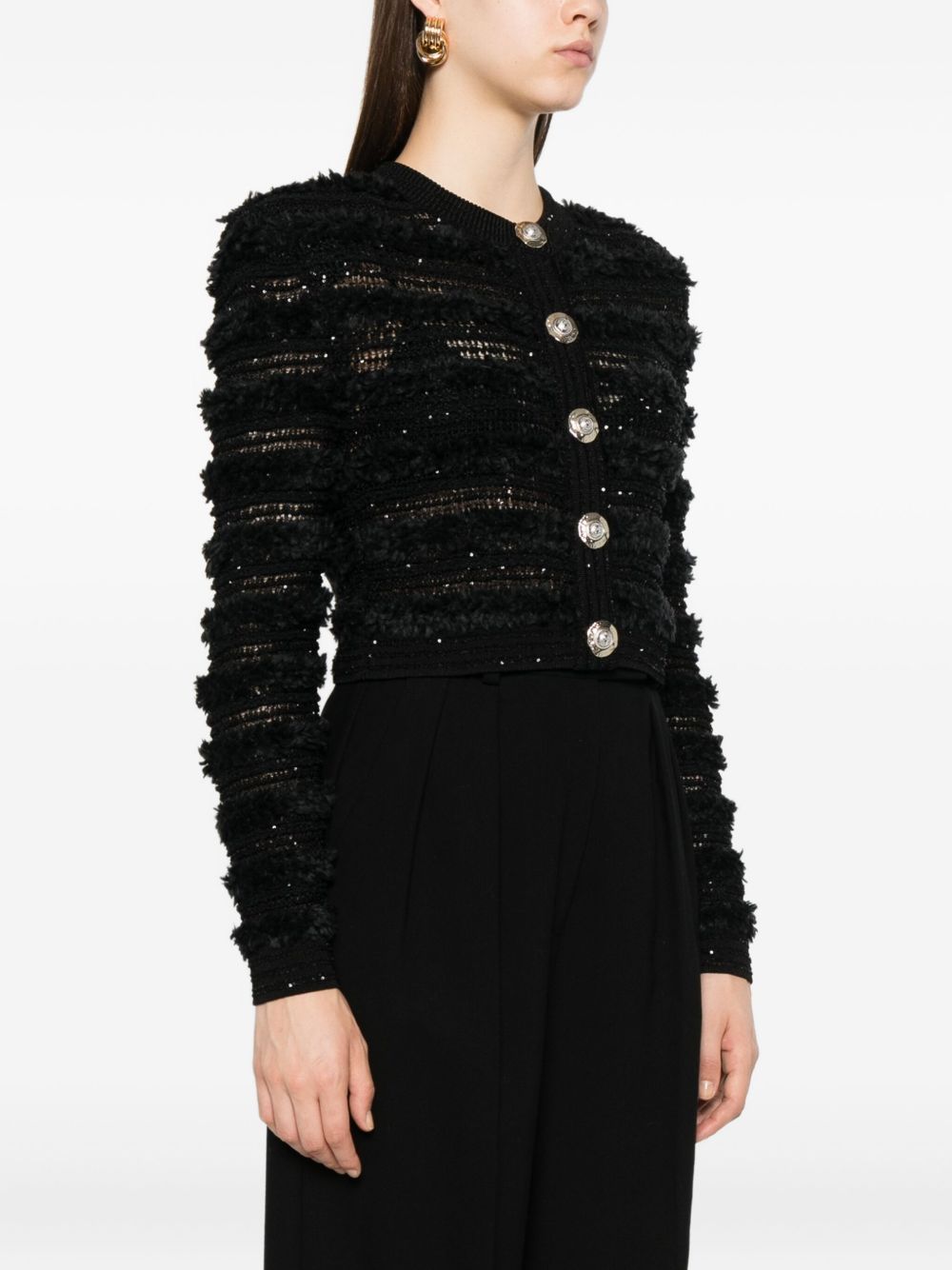 Balmain Sweaters Black