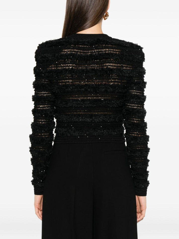 Balmain Sweaters Black