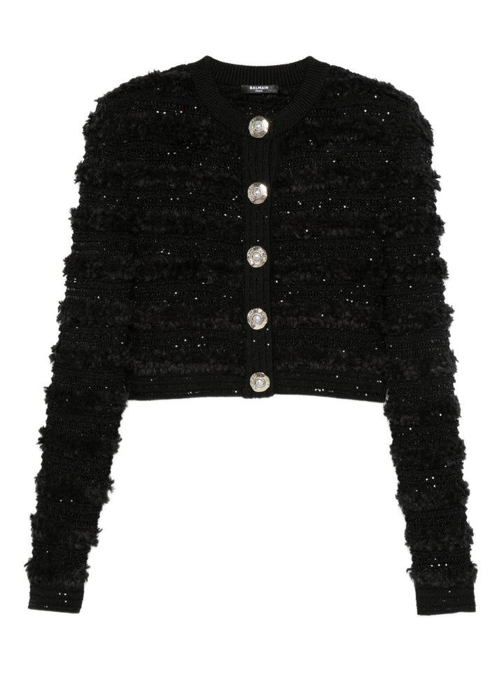 Balmain Sweaters Black