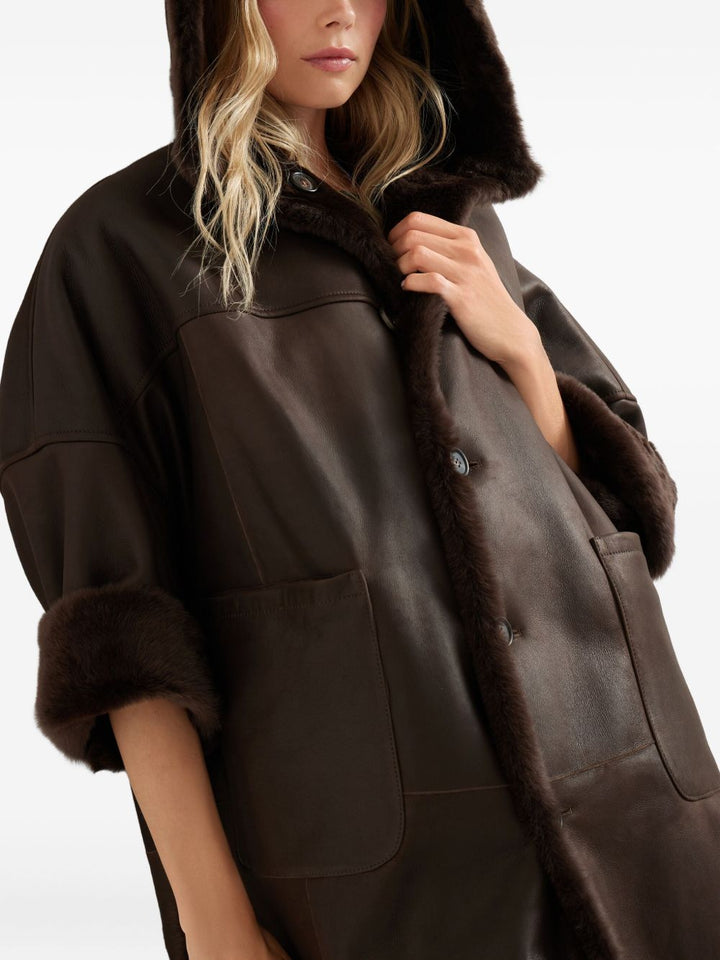 Brunello Cucinelli Coats Brown