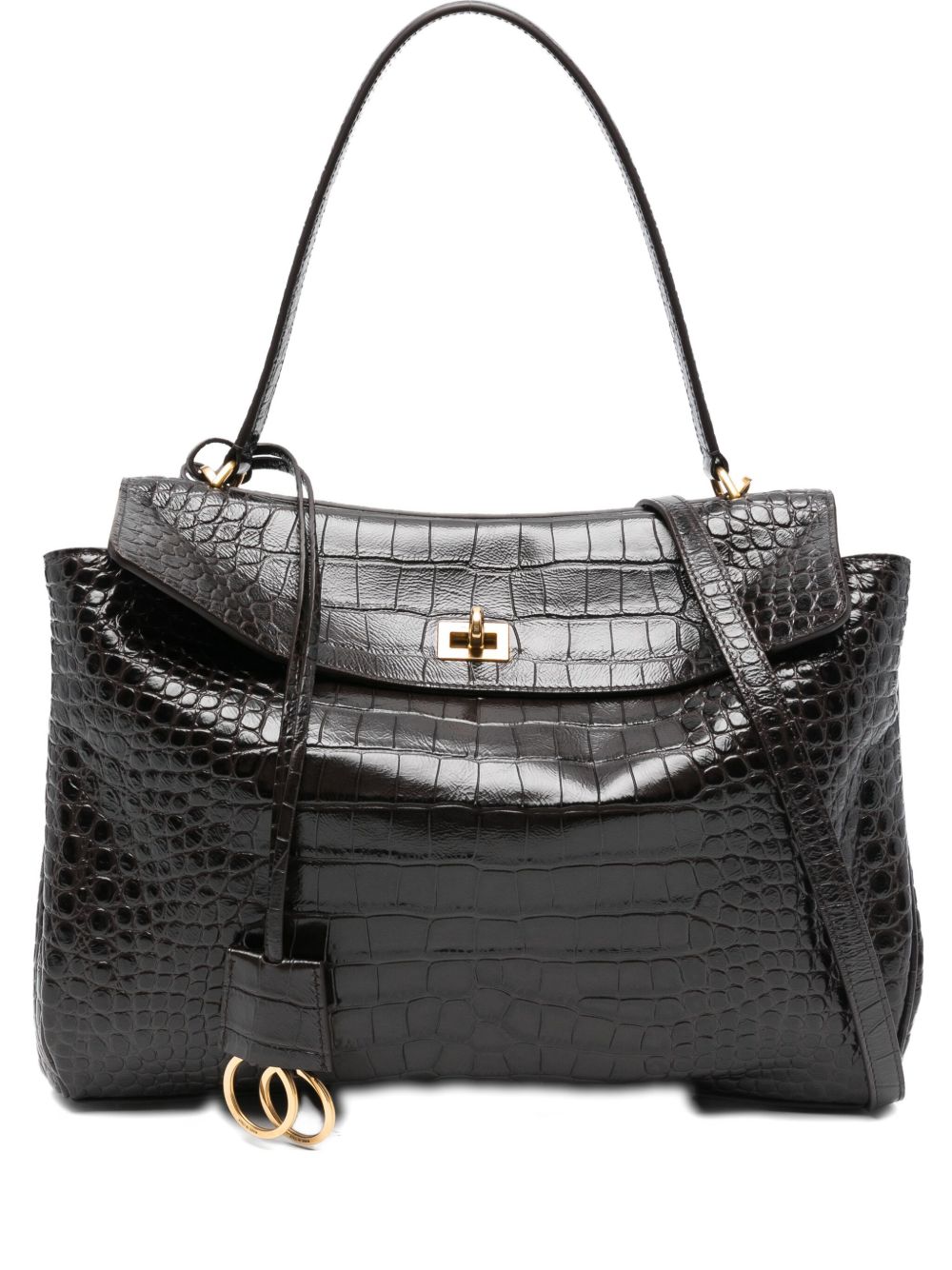 Balenciaga Rodeo Medium Leather Handbag