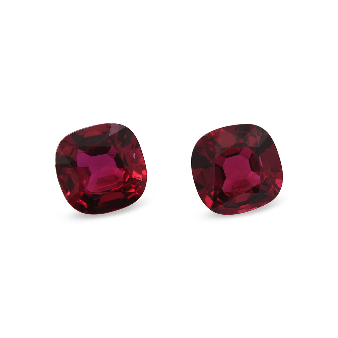 2.05 Carat Red MOZAMBIQUE Cushion Ruby CD
