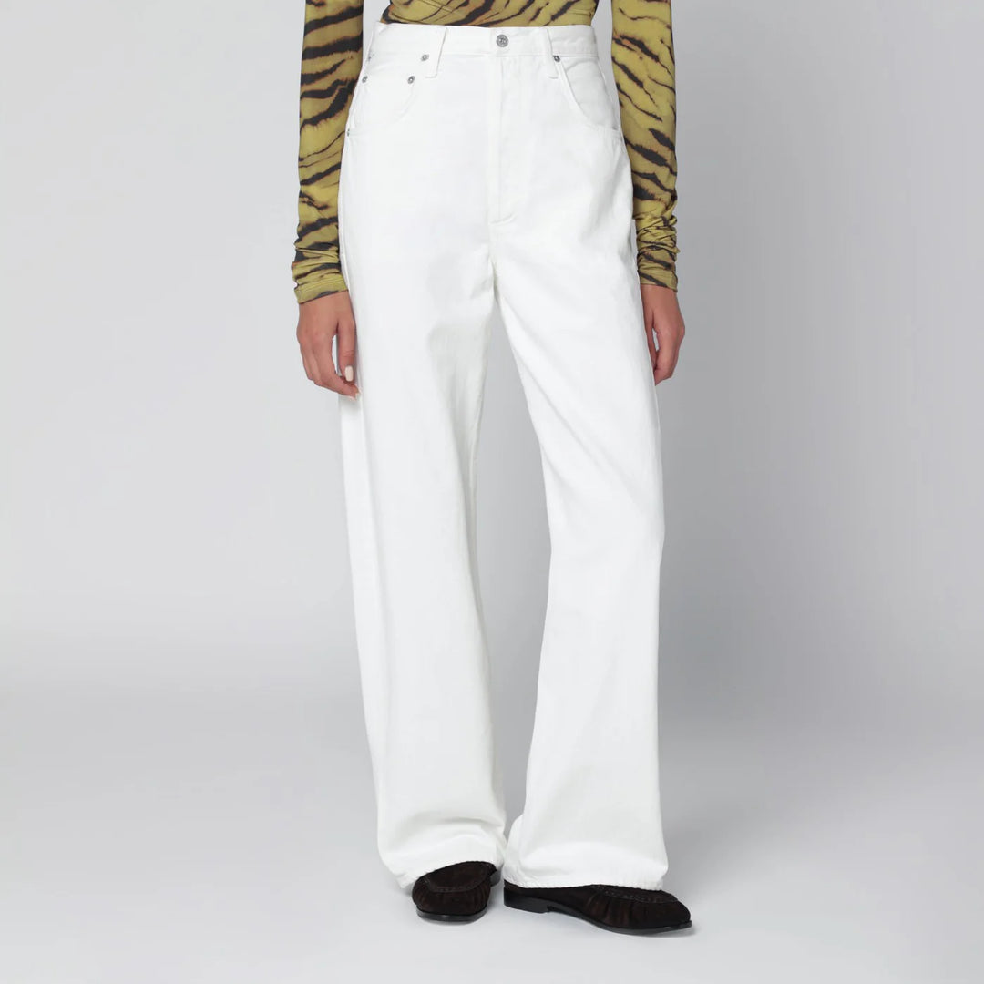 Citizens of Humanity - White Pashmina Ayla baggy jeans