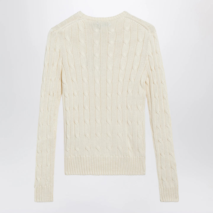 Polo Ralph Lauren - Cream cable-knit cotton sweater