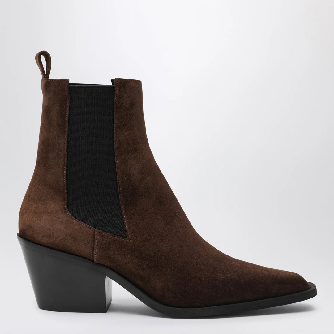 A.EMERY - The Leo ankle boots in cognac suede