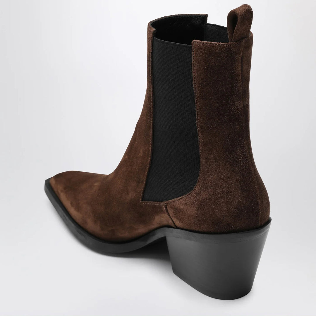 A.EMERY - The Leo ankle boots in cognac suede