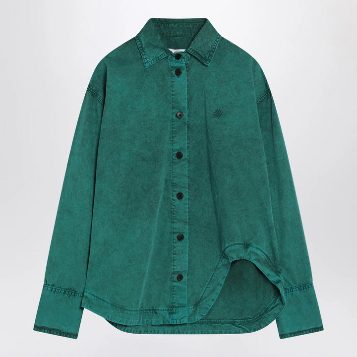 The Attico - Green cotton shirt