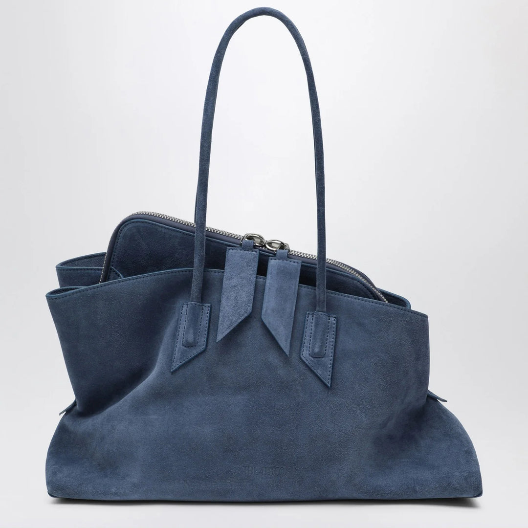 The Attico - Sapphire blue La Passeggiata medium bag