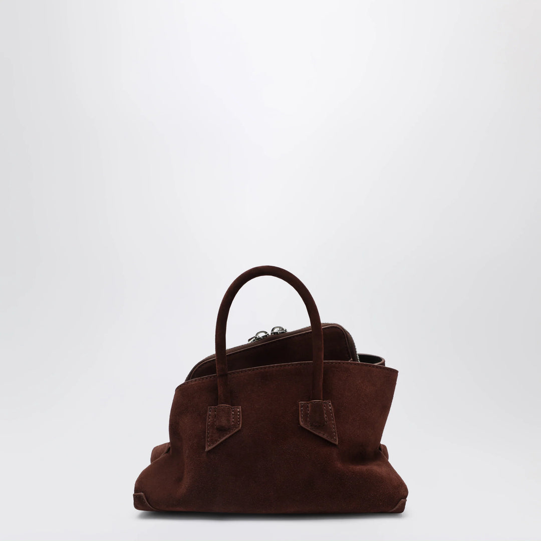 The Attico - Brown suede La Passeggiata Mini bag
