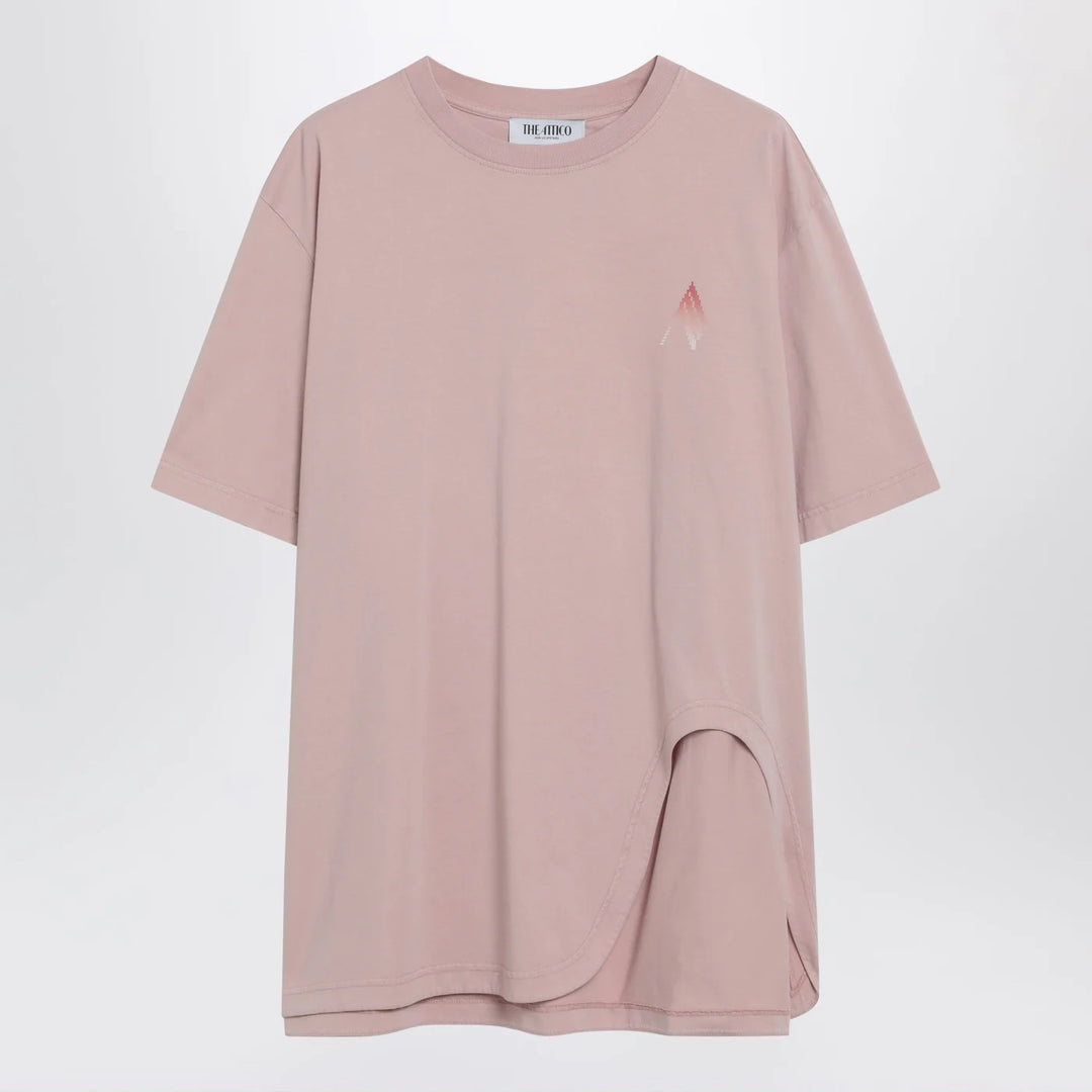 The Attico - Pink T-shirt with back print