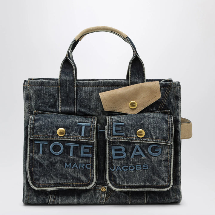 Marc Jacobs - The Cargo Tote Bag medium in denim and suede