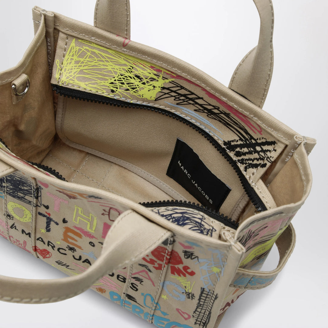 Marc Jacobs - The Tote Bag small beige with punk lettering