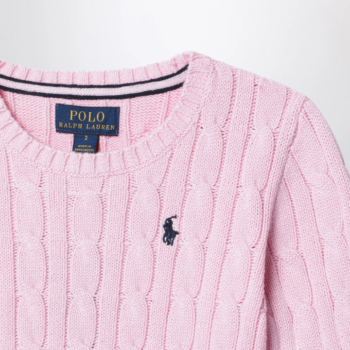 Polo Ralph Lauren - Pink cable-knit cotton sweater