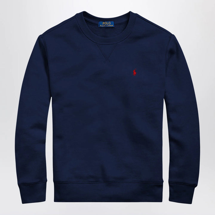 Polo Ralph Lauren - Navy blue cotton blend sweatshirt