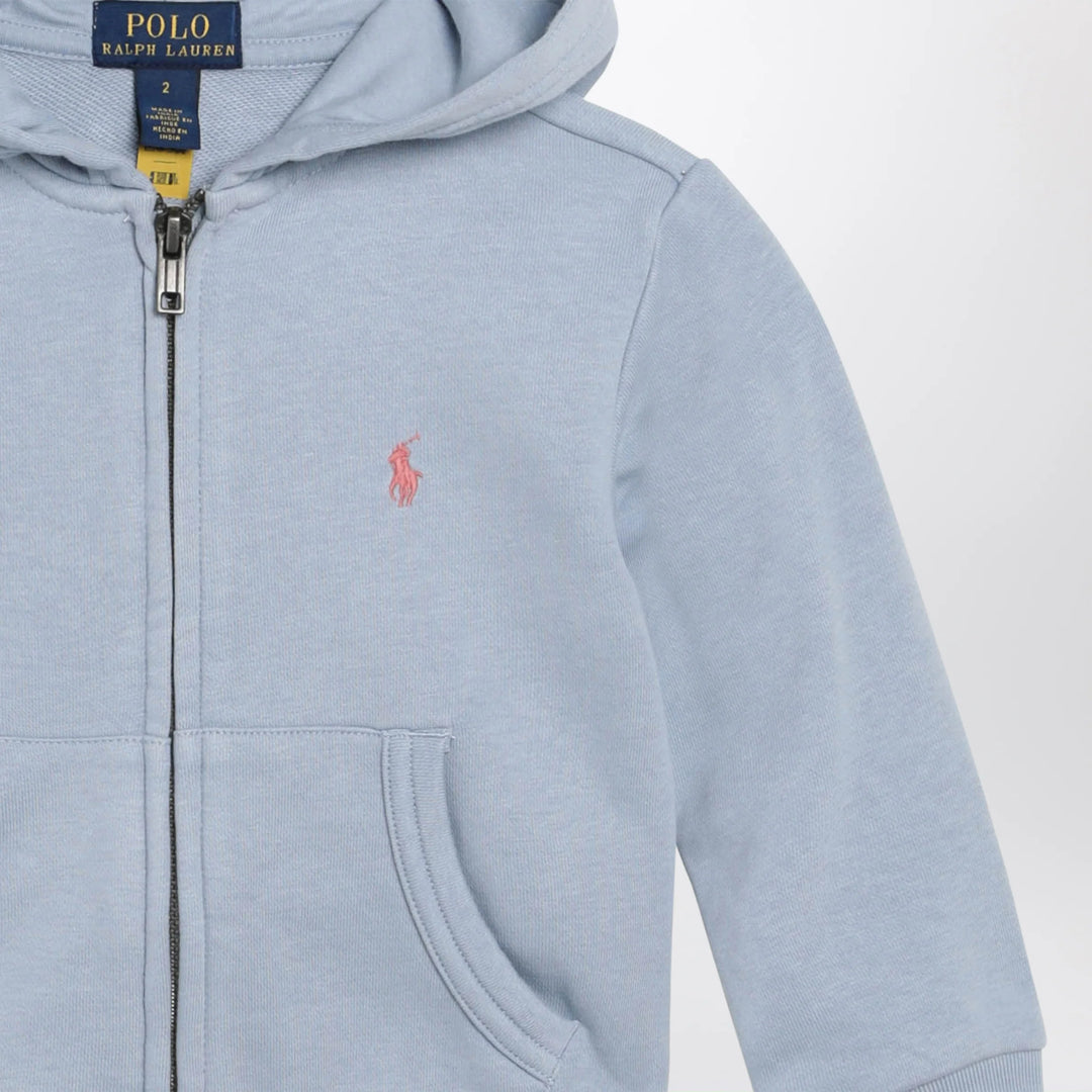 Polo Ralph Lauren - Light blue zip hoodie