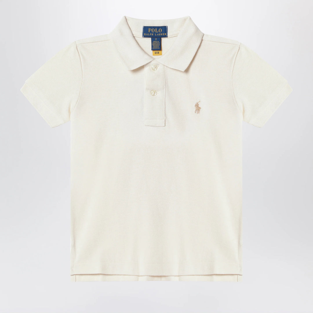 Polo Ralph Lauren - Cream cotton polo shirt