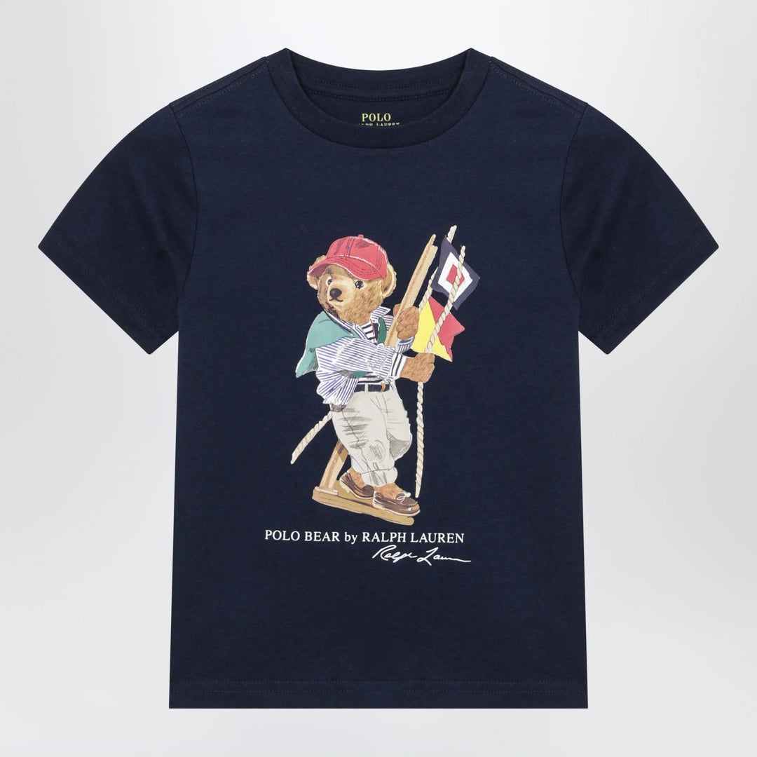 Polo Ralph Lauren - Navy blue Polo Bear cotton T-shirt