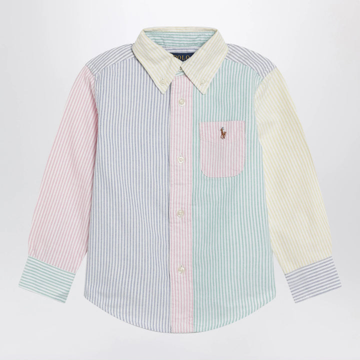 Polo Ralph Lauren - Colour-block striped button-down shirt