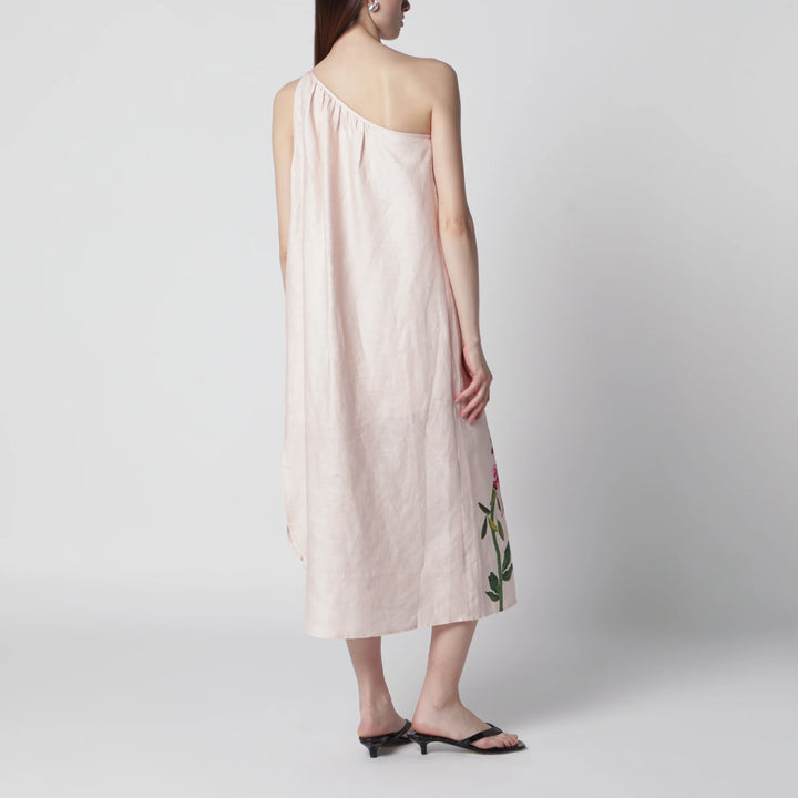 FARM Rio - Garden Terrace floral-print linen maxi dress