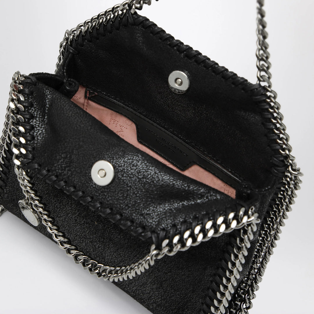 Stella McCartney - Black Falabella micro tote bag
