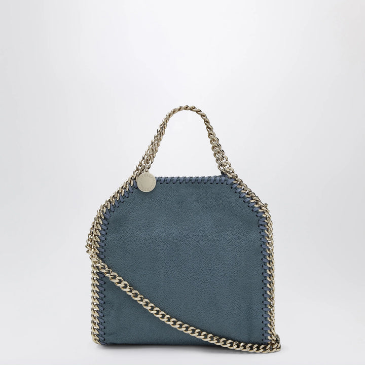 Stella McCartney - Falabella micro tote bag in vegan leather blue