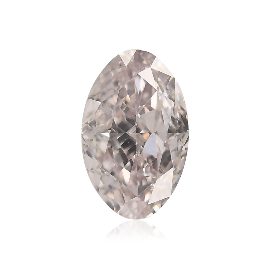 0.50 Carat Light Pink Oval Diamond SI2 GIA
