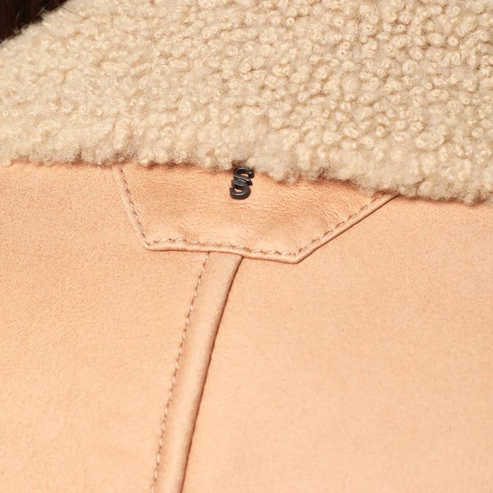 Salvatore Santoro - Nude leather bomber jacket