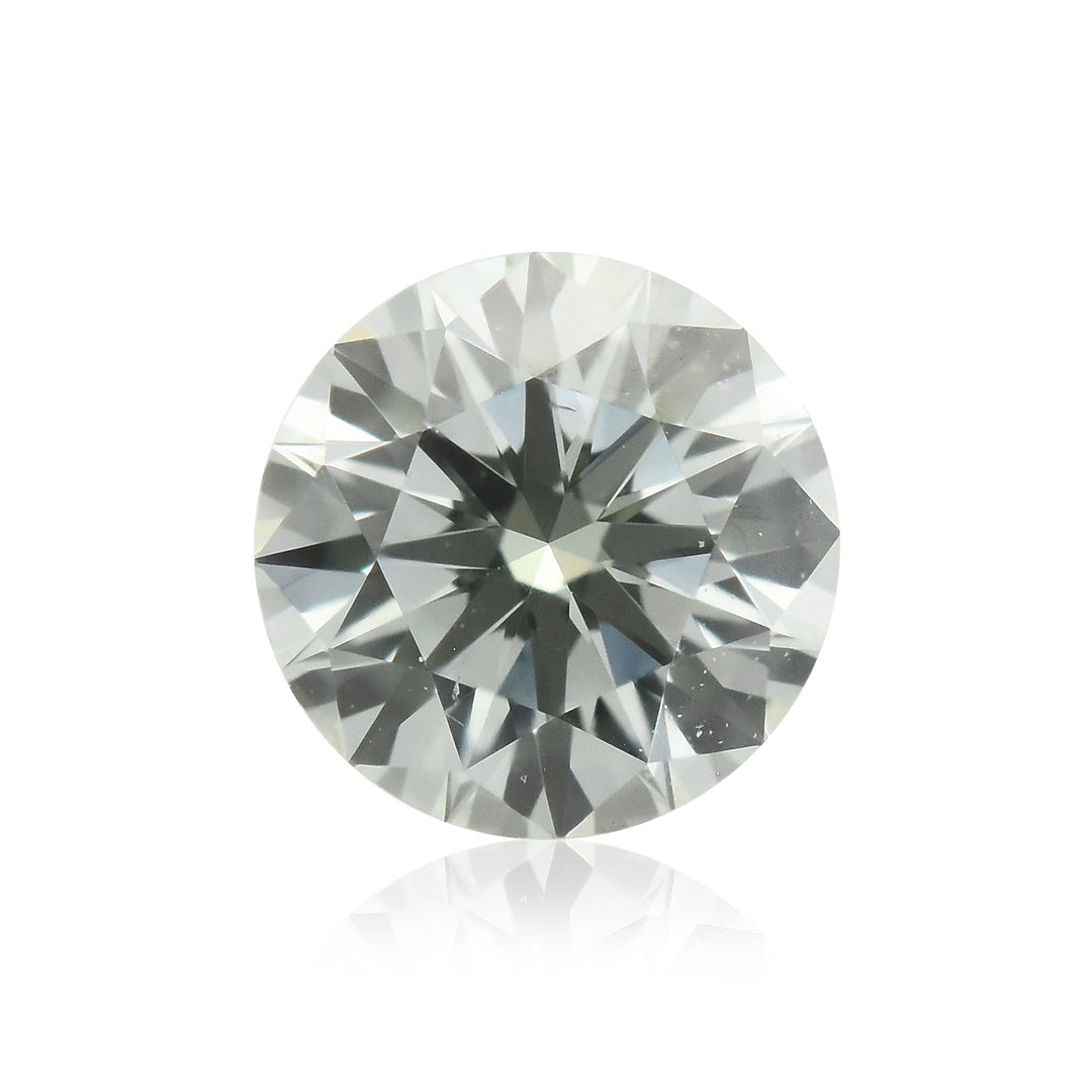 0.23 Carat Very Light Green Round Brilliant Diamond (SI1) GIA