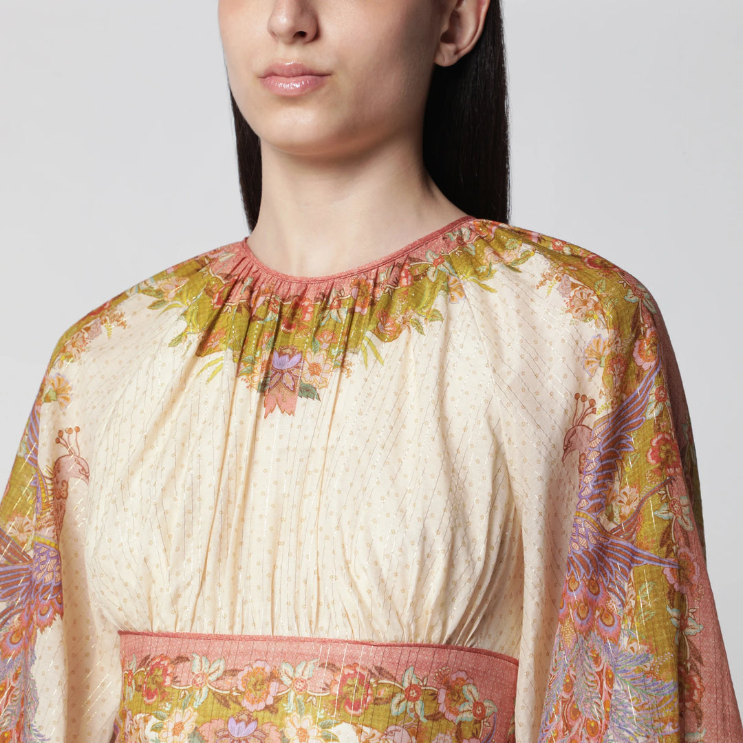 ZIMMERMANN - Indra mini dress with floral motif
