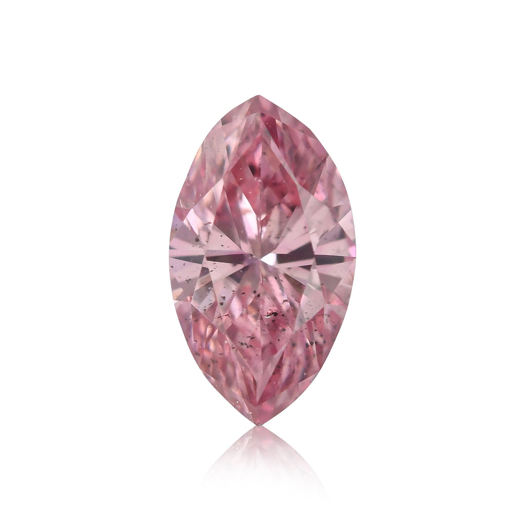 0.18 Carat Fancy Intense Pink Marquise Diamond SI2 GIA