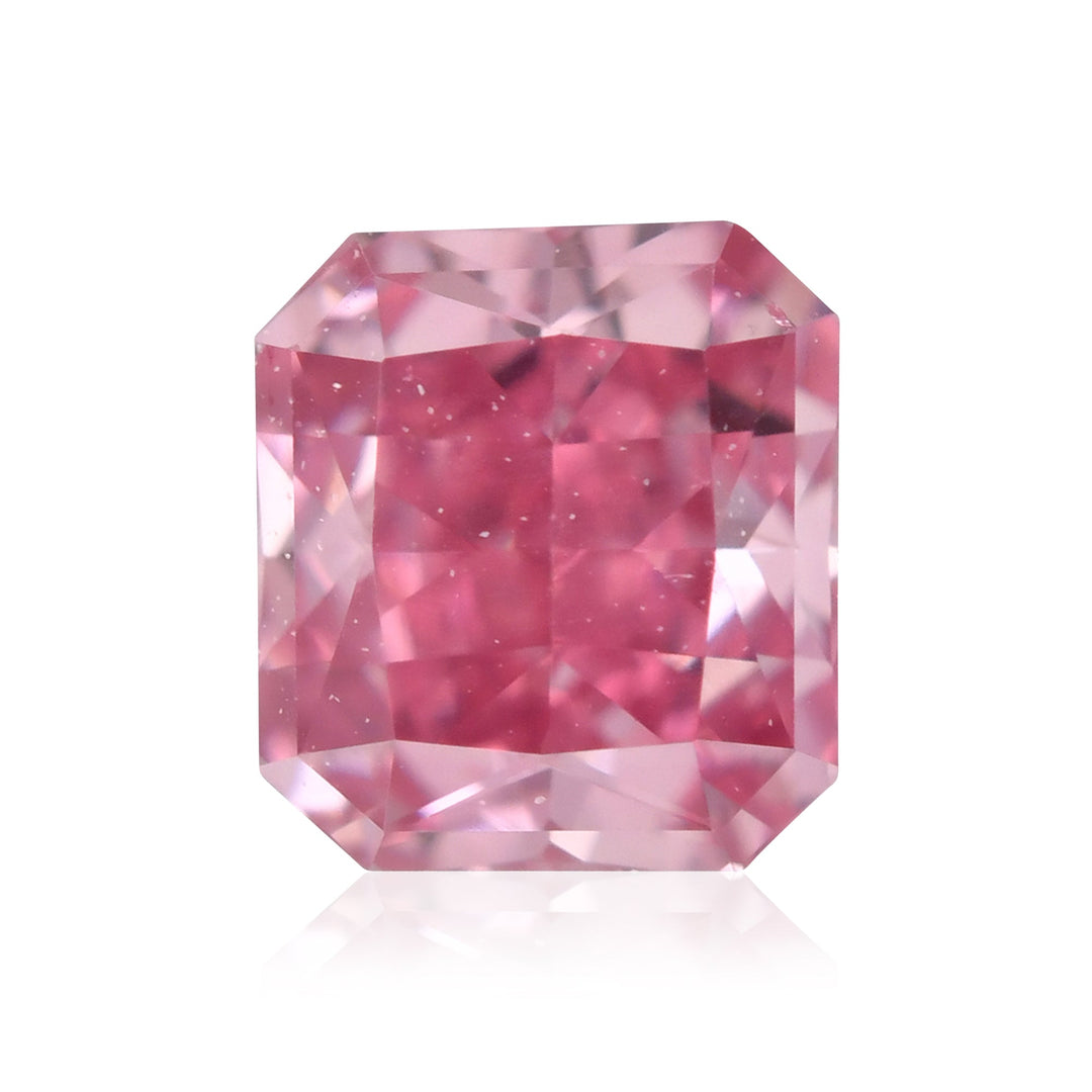 0.21 Carat Fancy Vivid Purplish Pink Radiant Diamond VS2 GIA Argyle