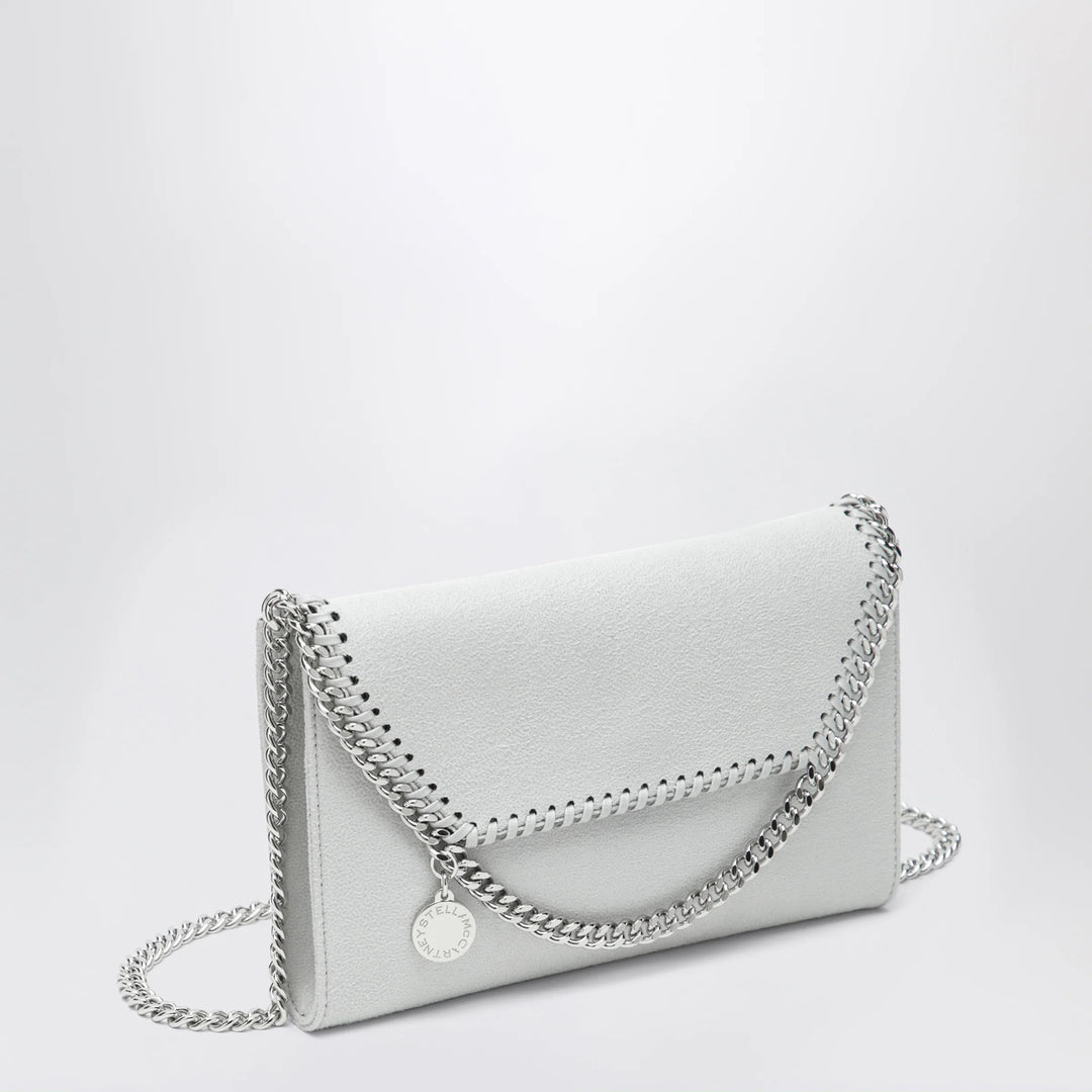 Stella McCartney - Pearl grey Falabella shoulder wallet bag