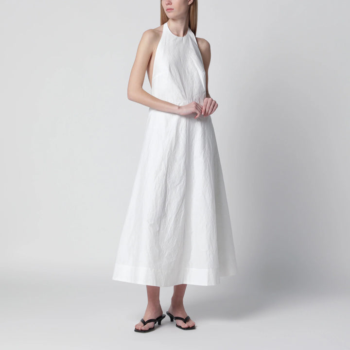 Róhe - White midi dress in cotton blend