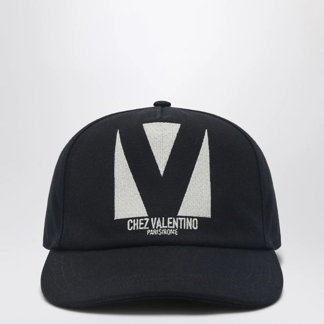 Valentino Garavani - Chez Valentino black baseball cap