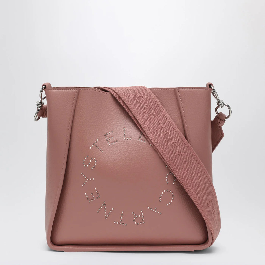 Stella McCartney - Square pink crossbody bag with logo