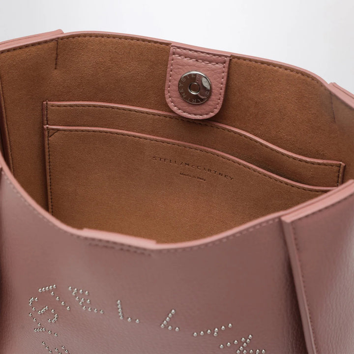 Stella McCartney - Square pink crossbody bag with logo