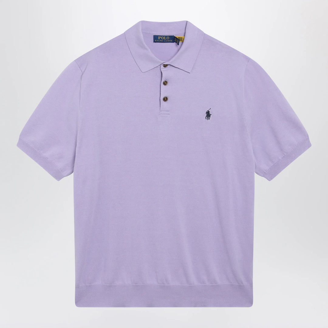 Polo Ralph Lauren - Lilac cotton polo shirt