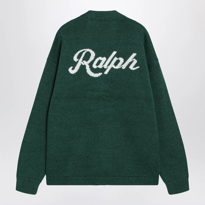 Polo Ralph Lauren - Forest green cardigan with Ralph logo