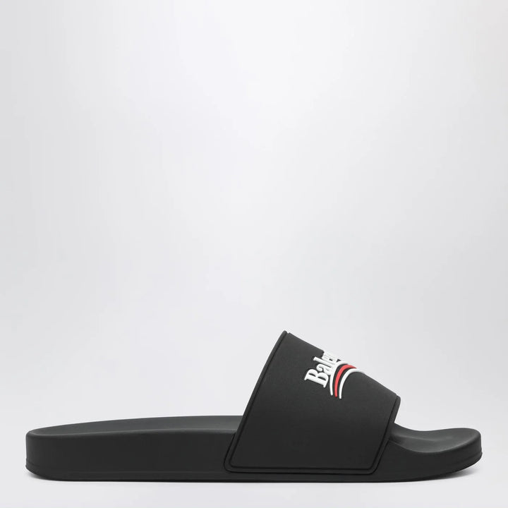Balenciaga - Pool Slide rubber sandals in black