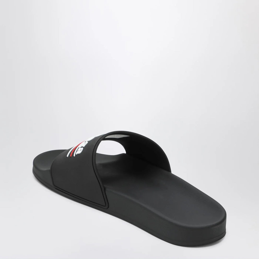 Balenciaga - Pool Slide rubber sandals in black