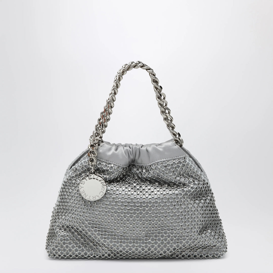 Stella McCartney - Black Falabella Mini drawstring bag with drawstring closure