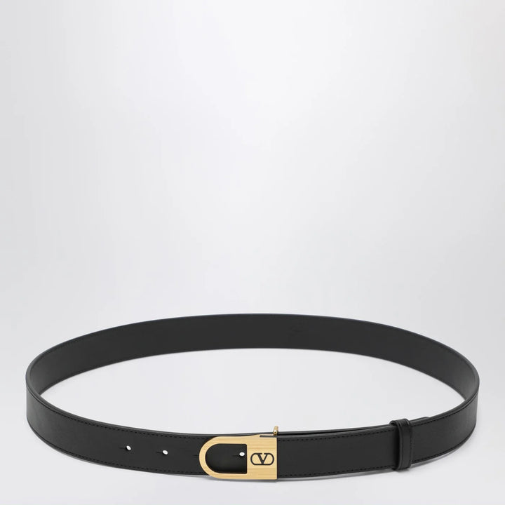 Valentino Garavani - Black Vlogo Signature belt