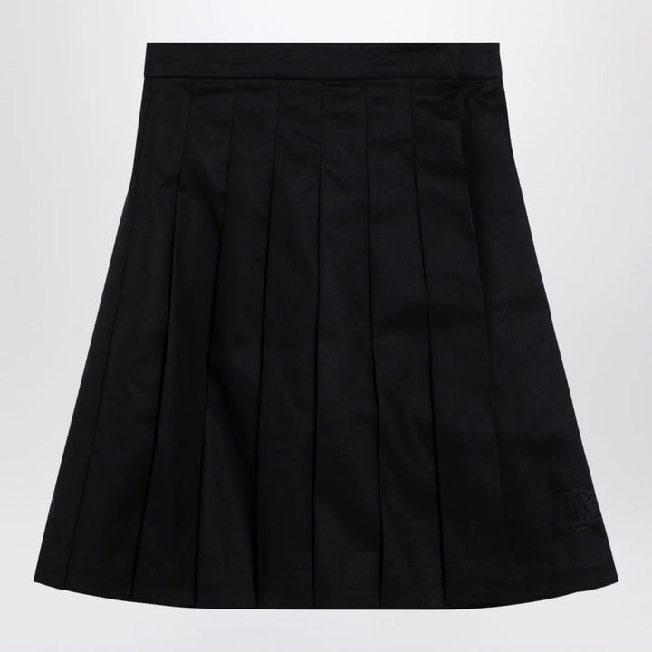 Burberry - Black cotton-blend skirt